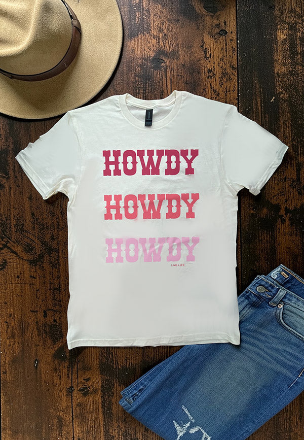 GILDIAN DTF HOWDY TEE - CREAM