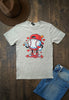GILDIAN DTF BASEBALL HAT TEE - SPORT GREY