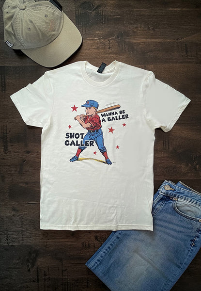 GILDIAN DTF SHOT TEE  - WHITE