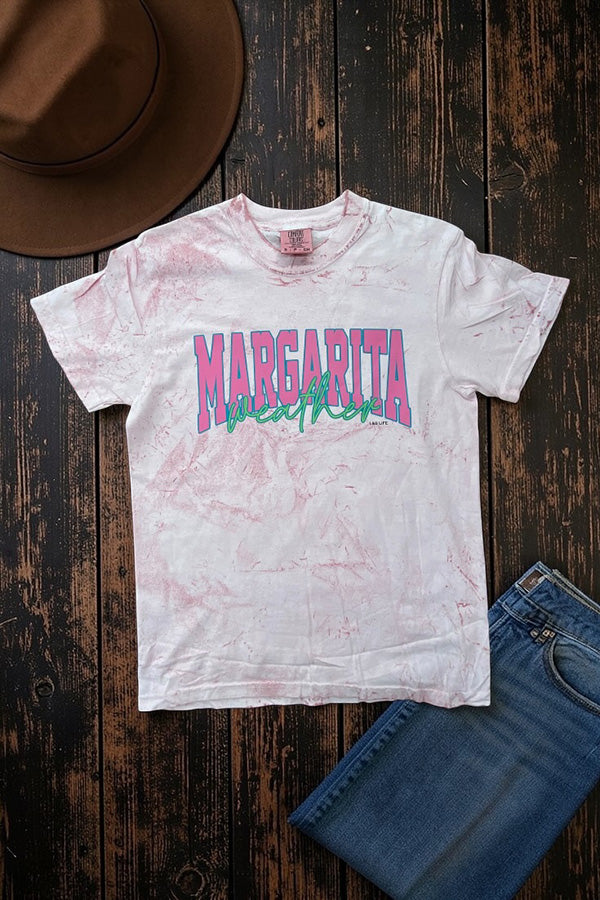 CC BLAST DTF MARG WEATHER TEE - BLAST PINK