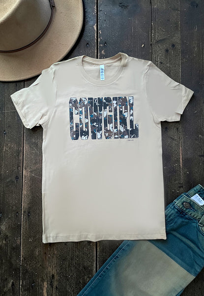 BC DTF CG TEE - TAN