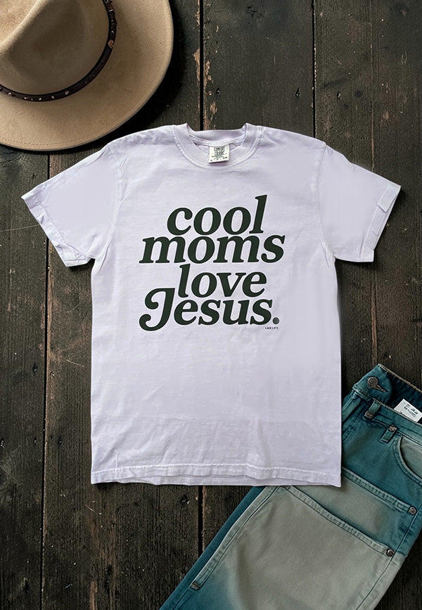 CC DTF COOL MOMS LOVE TEE - VIOLET