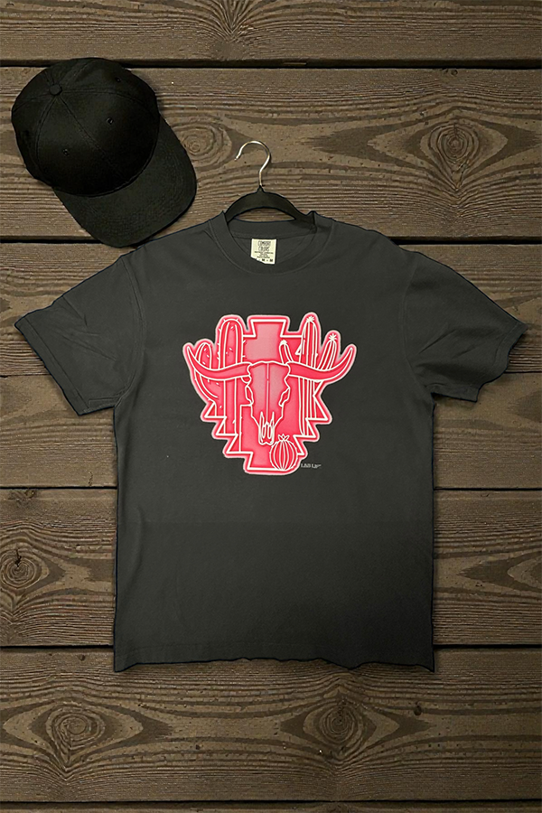 CC DTF PINK STEER - BLACK