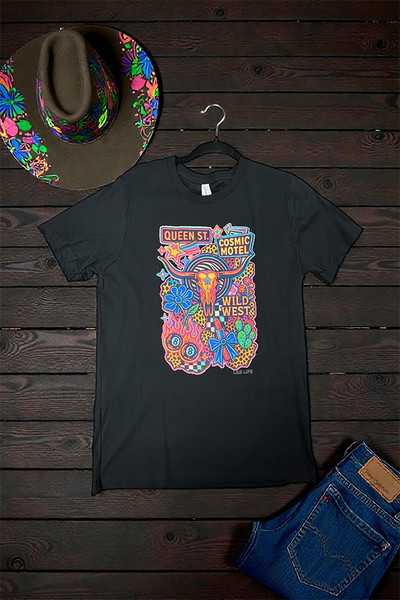 BC DTF QUEEN ST TEE - BLACK