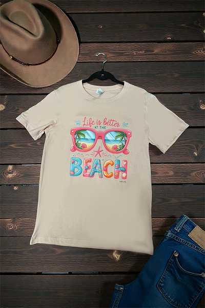 BBC DTF LIFE IS BETTER TEE - SANDUNE