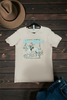 BC DTF THE RODEO GOES ON TEE - PEACH