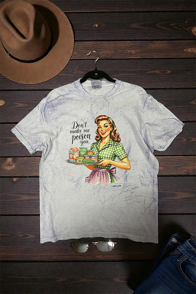 CC BLAST DTF MAID TEE - BLAST PURPLE