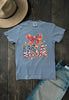 CC DTF USA STARS TEE - DENIM BLUE