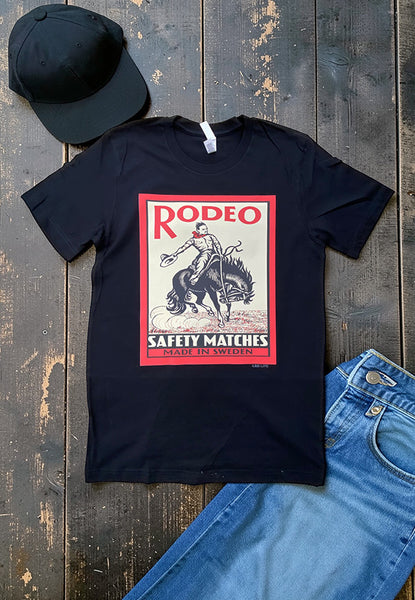 BC DTF RODEO TEE - BLACK