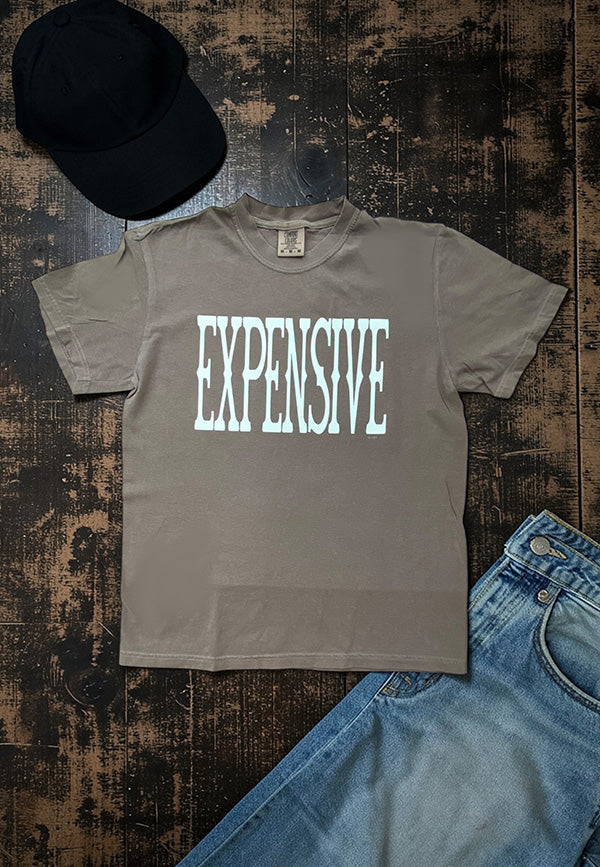 CC DTF EXPENSIVE TEE - ESPRESSO