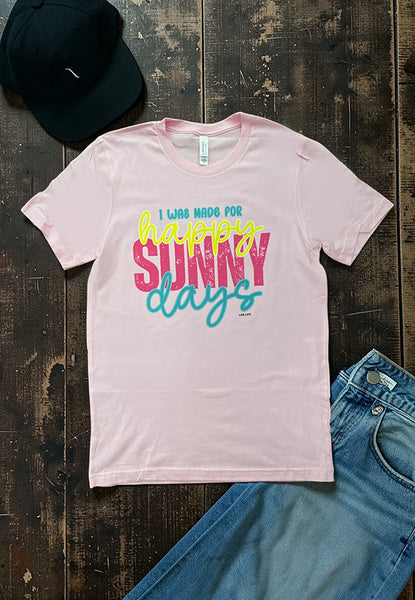 BC DTF SUNNY DAYS TEE - PINK
