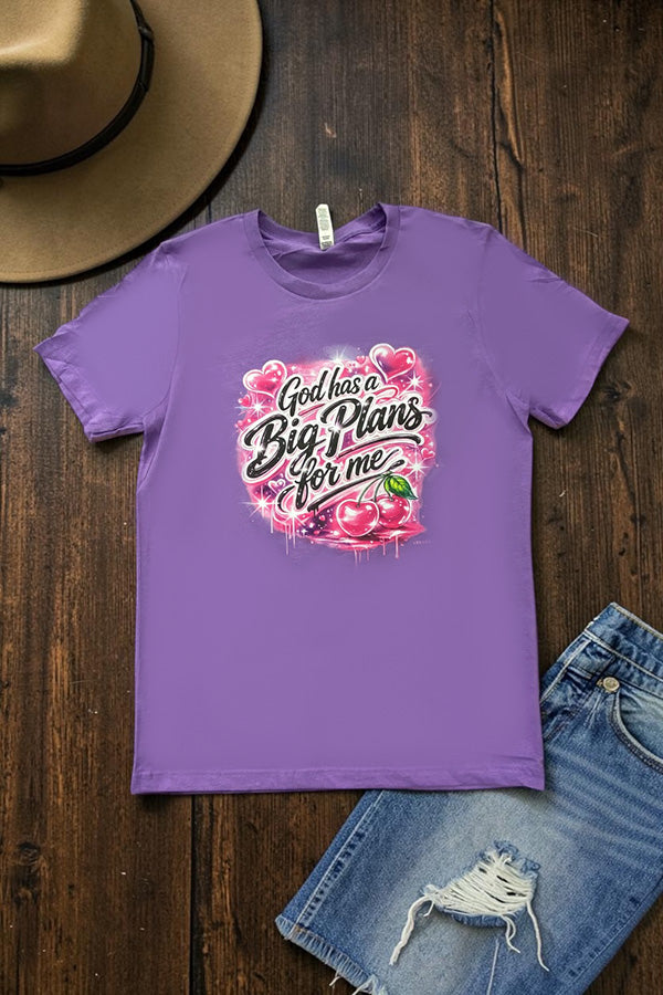BC DTF GOD HAS - HEATHER PURPLE