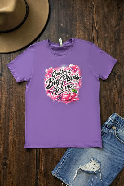 BC DTF GOD HAS - HEATHER PURPLE