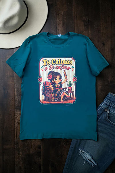 BC DTF TE CALMAS TEE - DEEP TEAL