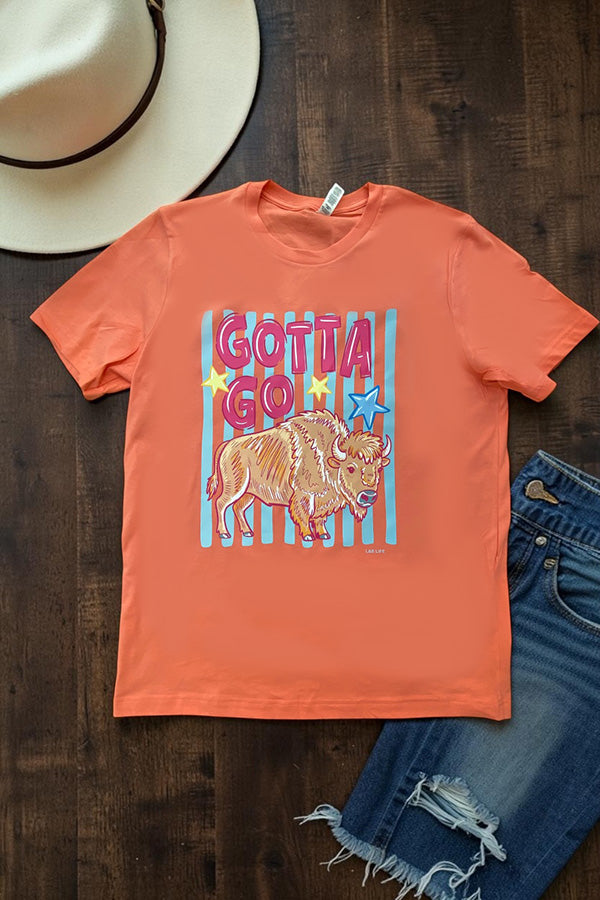 BC DTF GOTTA GO TEE - ORANGE