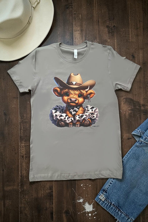 BC DTF HAT BABY COW - STONE
