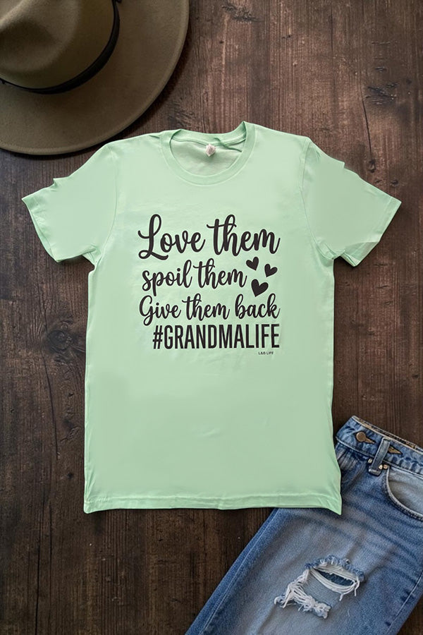 BC DTF GRANDMA LIFE TEE  - MINT