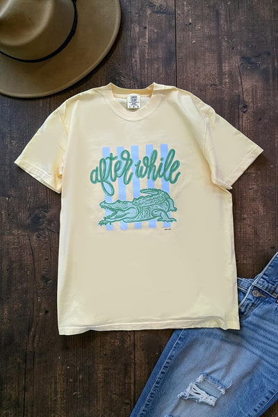 CC DTF AFTER A WHILE TEE - BUTTER