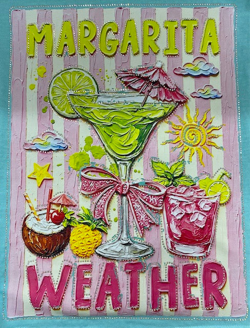 Margarita Weather Rhinestone DTF Transfer