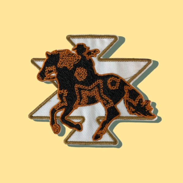 AZTEC STAR COWGIRL HAT PATCH