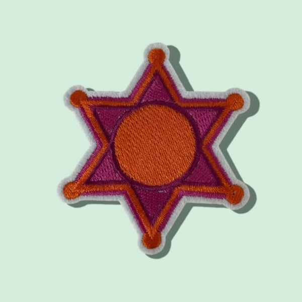 CIRCLE STAR HAT PATCH