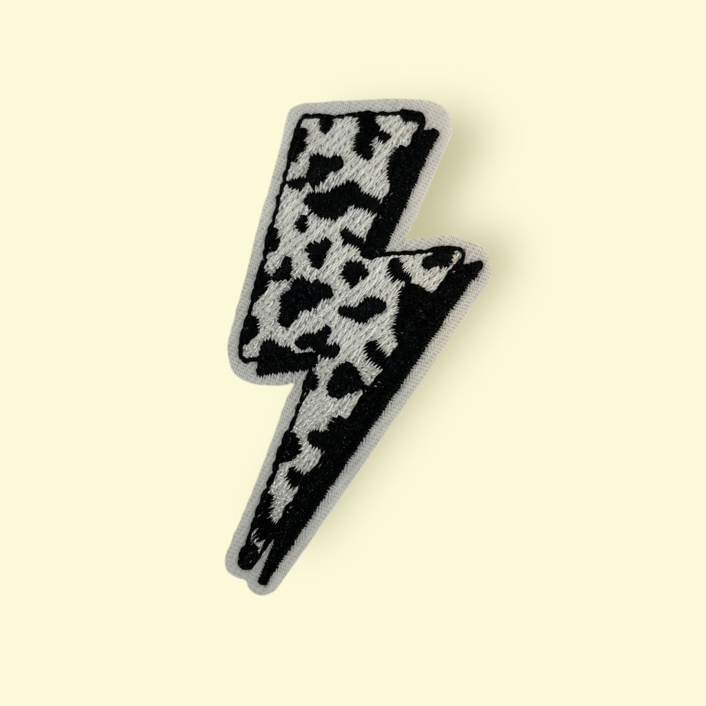 COWHIDE BOLT HAT PATCH