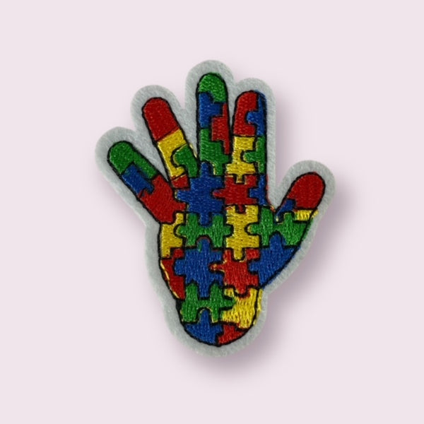 PUZZEL HAND HAT PATCH