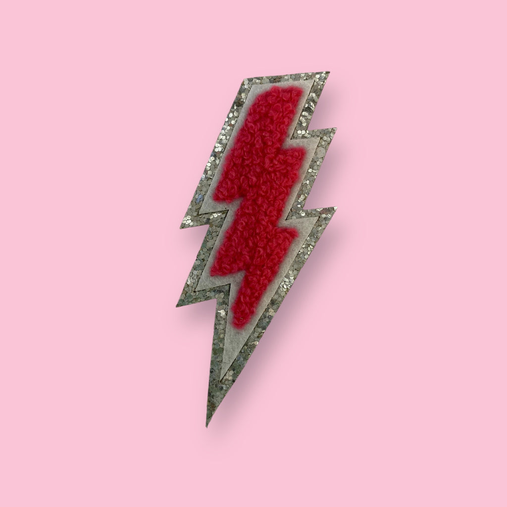 PINK BOLT HAT PATCH