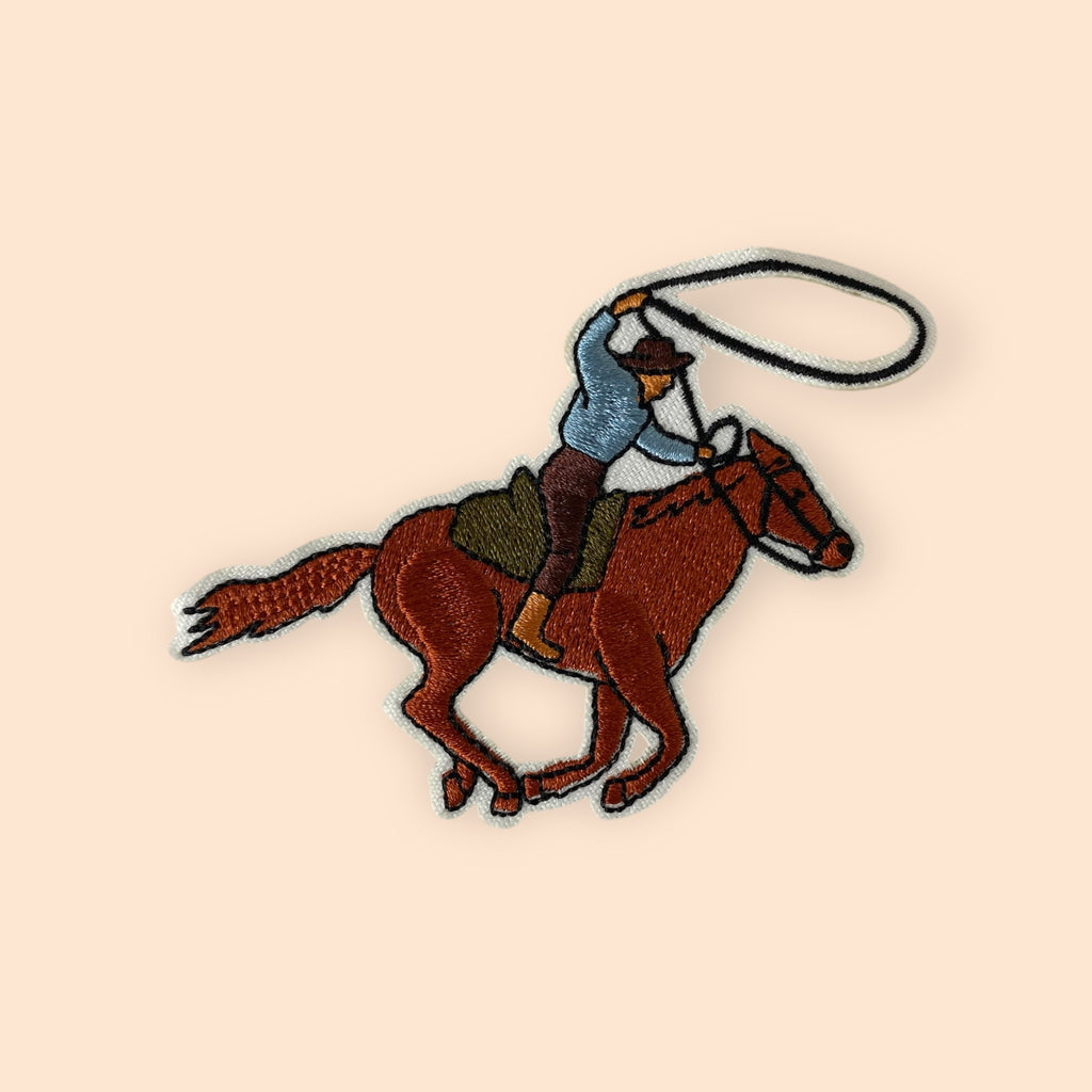 HORSE COWBOY HAT PATCH