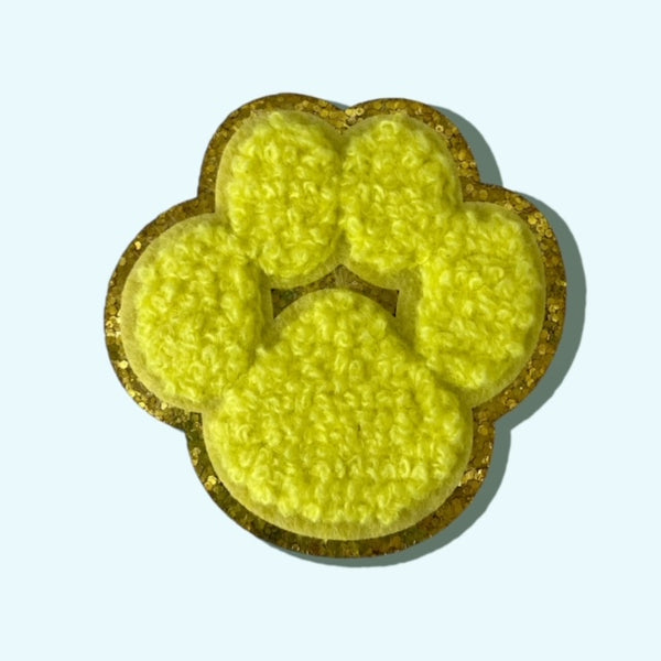 YELLOW PAW HAT PATCH