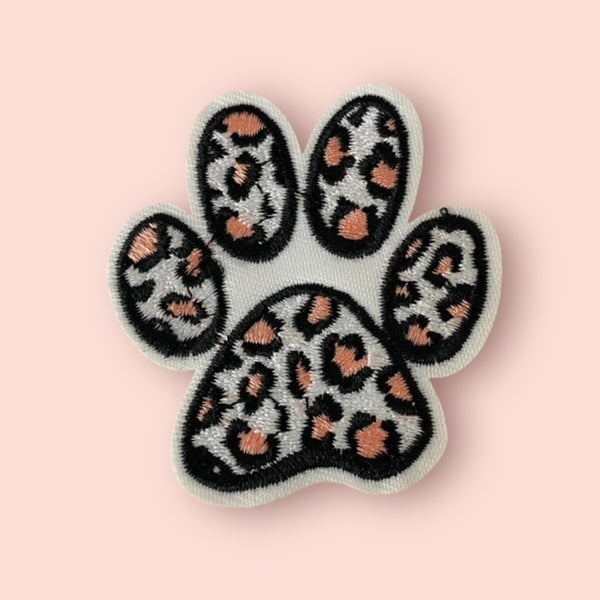 PINK LEO PAW HAT PATCH