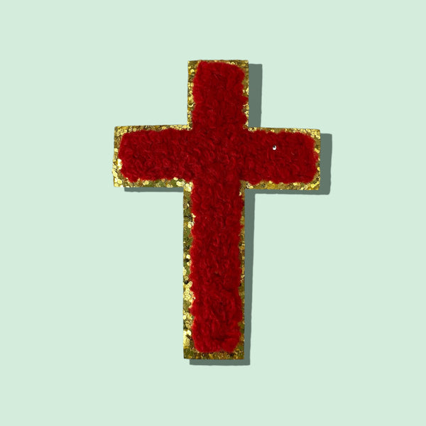 RED CROSS HAT PATCH