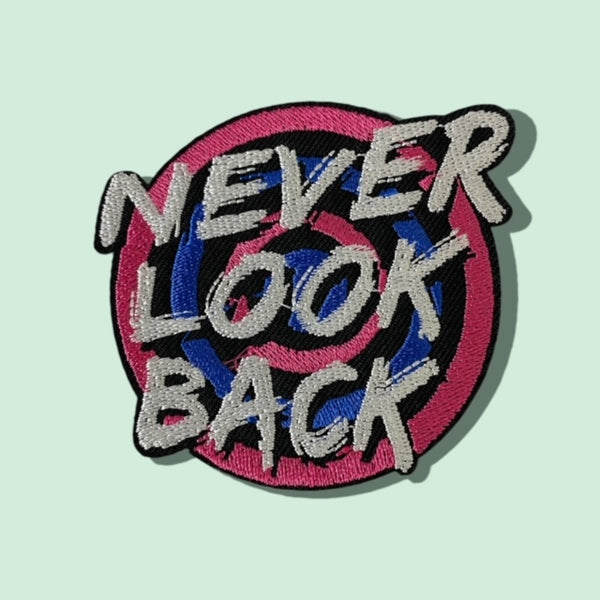 NEVER LOOK BACK HAT PATCH