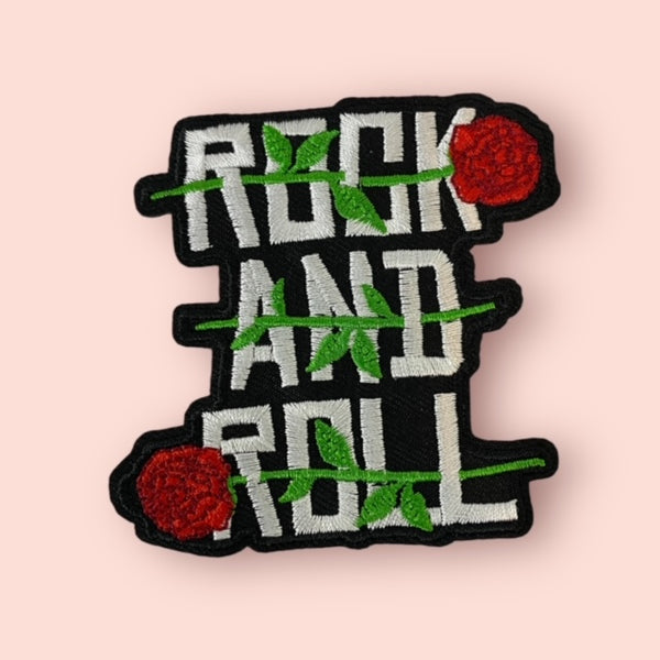 ROCK AND ROLL HAT PATCH