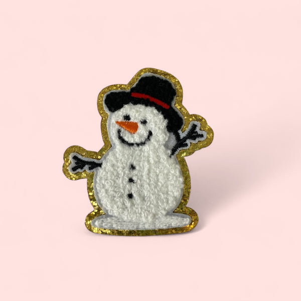 SNOWMAN HAT PATCH