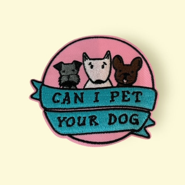 CAN I PET YOUR DOG HAT PATCH