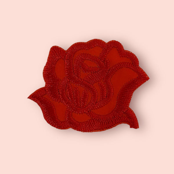 RED ROSE HAT PATCH