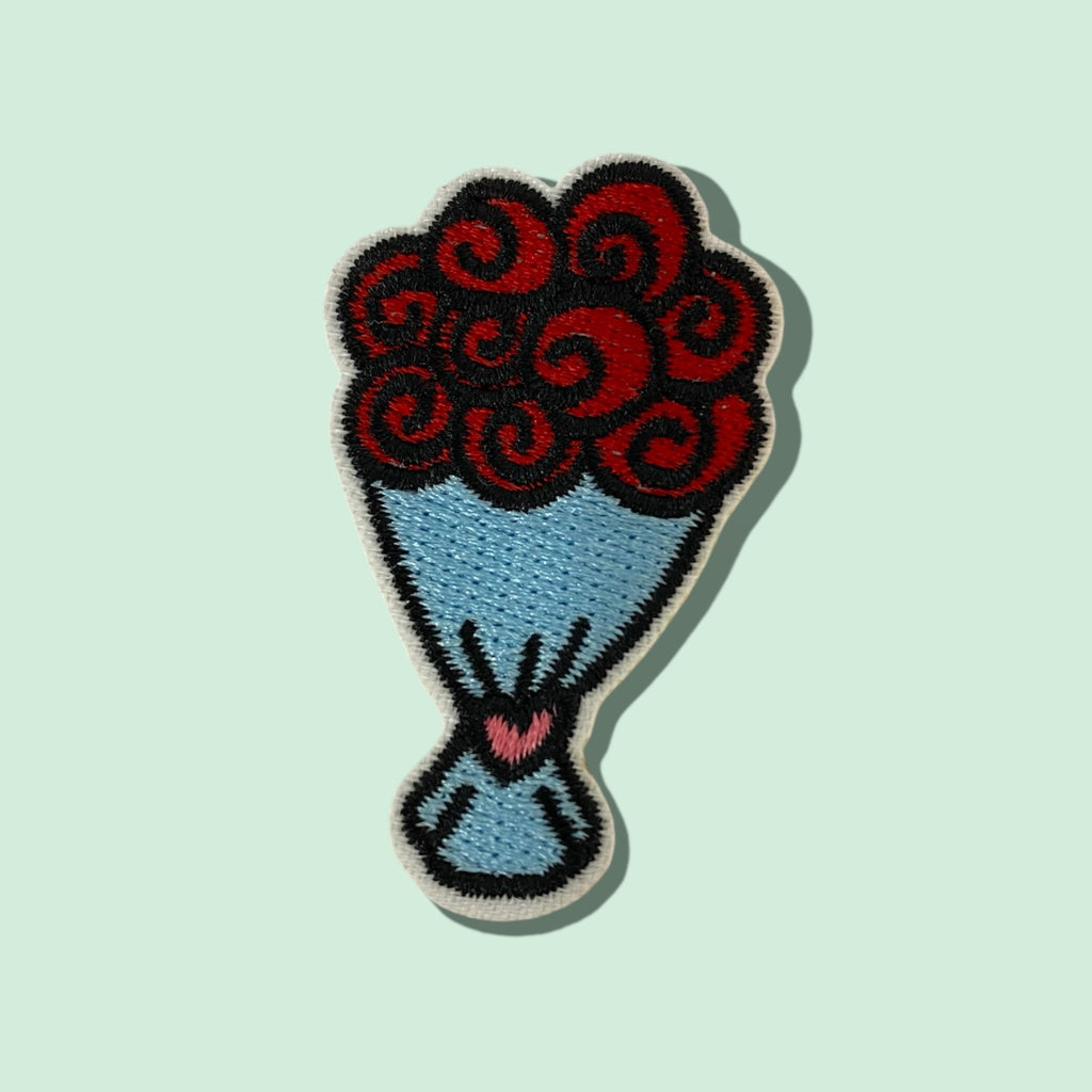 ROSE BOUQUET HAT PATCH