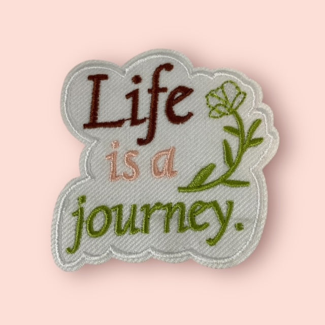 LIFE IS A JOURNEY HAT PATCH