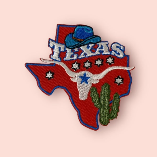 TEXAS STEER HAT PATCH