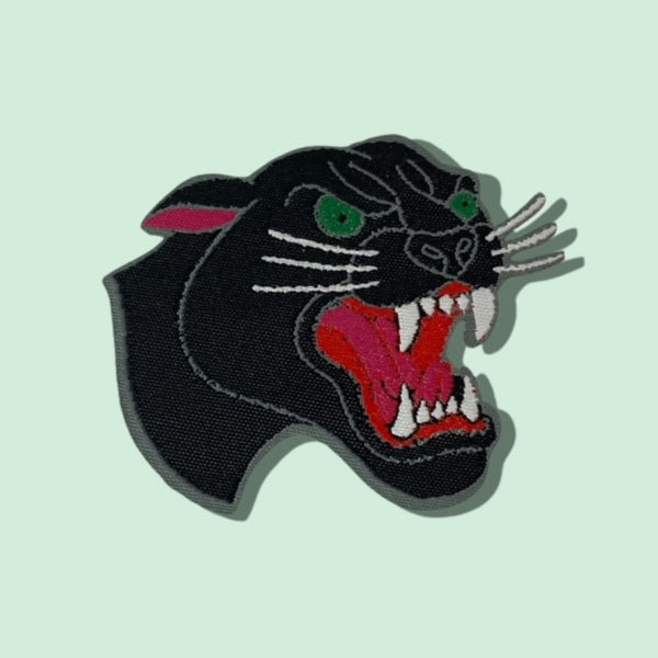 BLACK PANTHER HAT PATCH