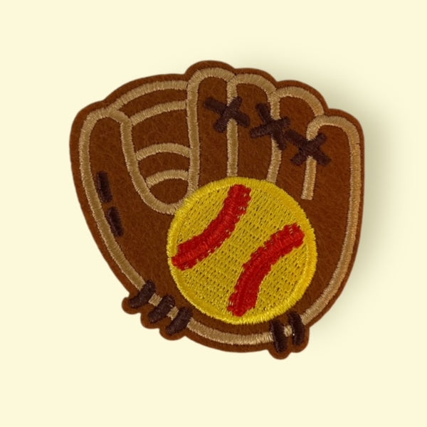 SOFTBALL GLOVE HAT PATCH