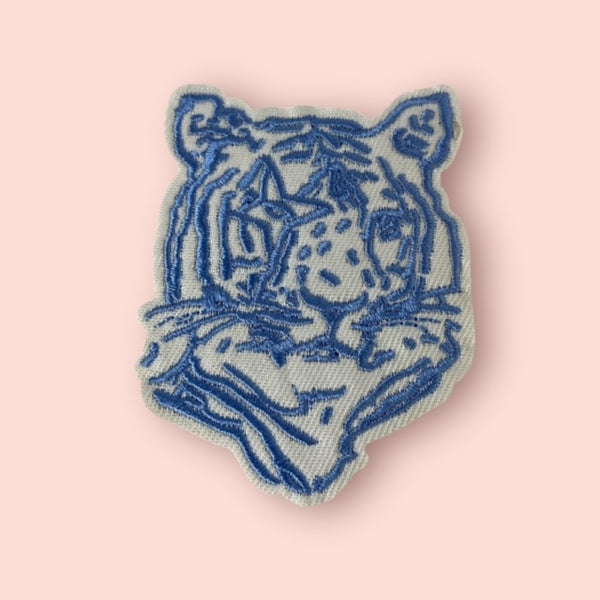 BLUE TIGER HAT PATCH