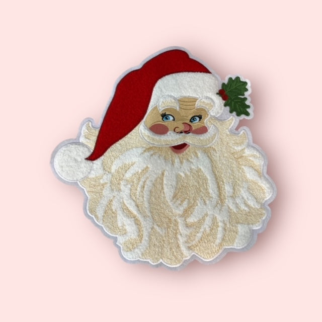 VINTAGE SANTA BIG PATCH