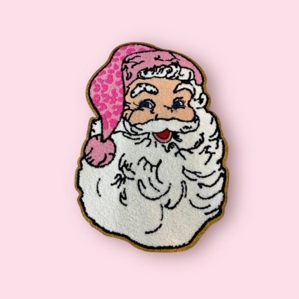 LEOPARD HAT SANTA BIG PATCH