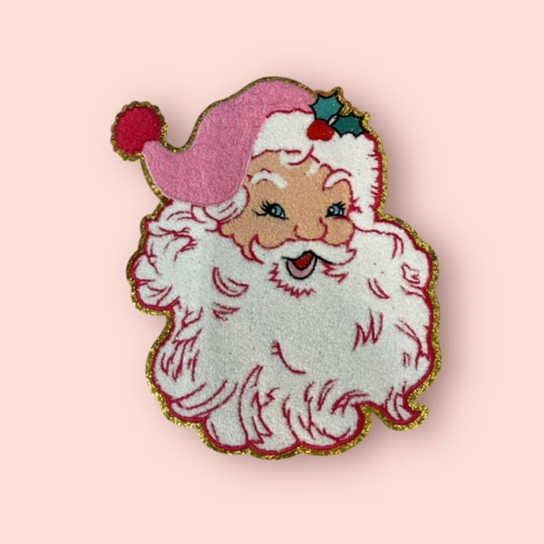 PINK SANTA BIG PATCH