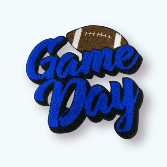 GAME DAY ROYAL BLUE BIG PATCH