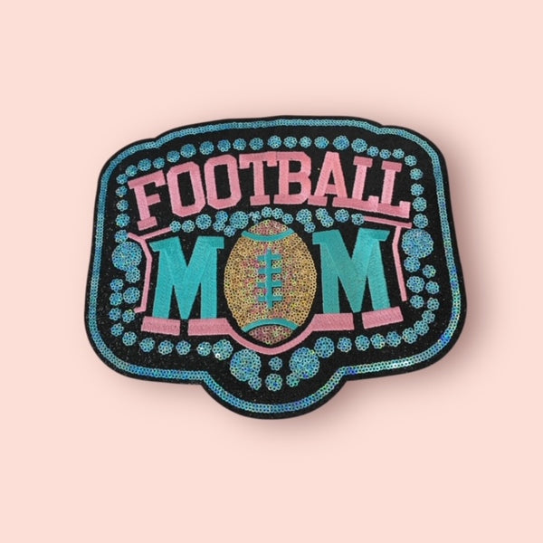 FOOTBALL MOM BIG PATCH