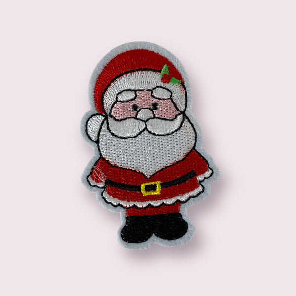 CARTOON SANTA HAT PATCH