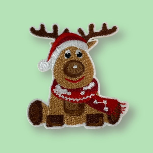 SCARF REINDEER HAT PATCH